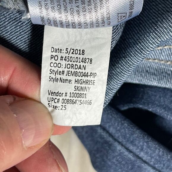 Ella Moss Piper High Rise Skinny Crop Jeans NWT Sz 25 - Picture 11 of 15